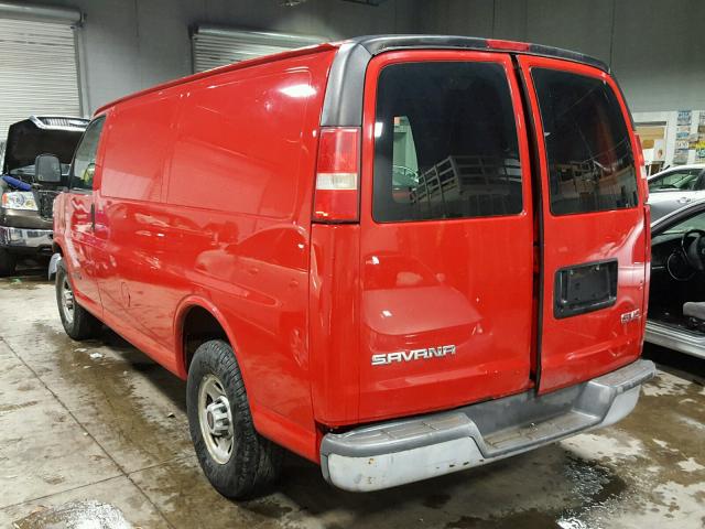 1GTGG25V361253682 - 2006 GMC SAVANA G25 RED photo 3