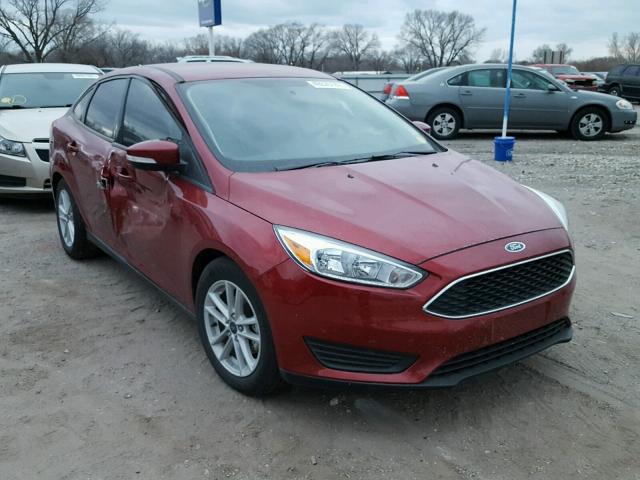 1FADP3F27HL277039 - 2017 FORD FOCUS SE RED photo 1