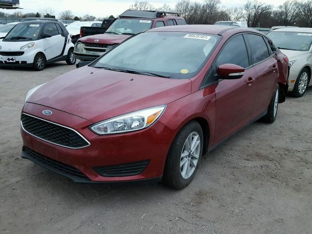 1FADP3F27HL277039 - 2017 FORD FOCUS SE RED photo 2