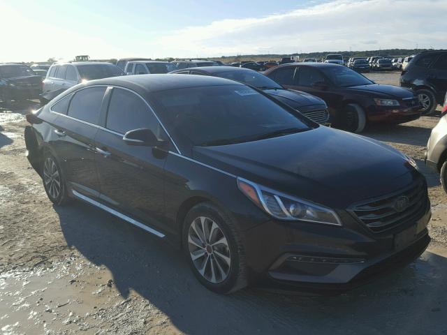 5NPE34AF6FH044880 - 2015 HYUNDAI SONATA SPO BLACK photo 1