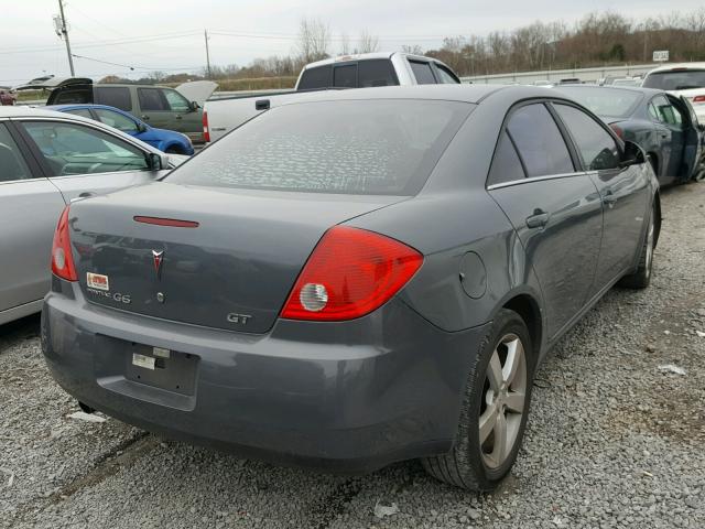 1G2ZH57N484255077 - 2008 PONTIAC G6 GT GRAY photo 4