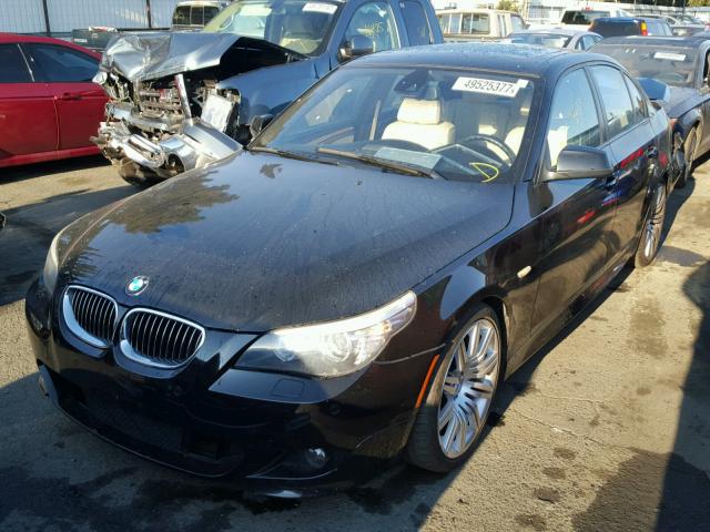WBANW5C59ACT56758 - 2010 BMW 550 I BLACK photo 2
