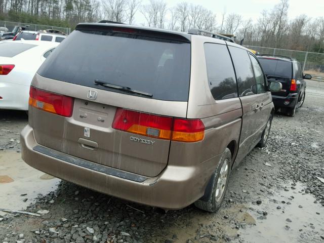 5FNRL180X3B144685 - 2003 HONDA ODYSSEY EX BROWN photo 4