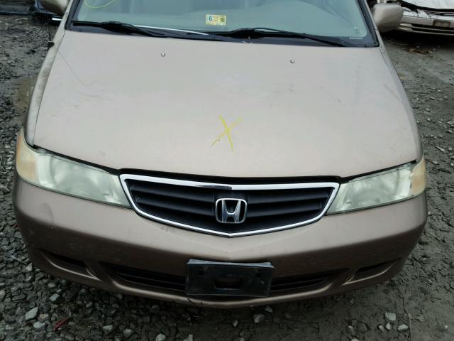 5FNRL180X3B144685 - 2003 HONDA ODYSSEY EX BROWN photo 7