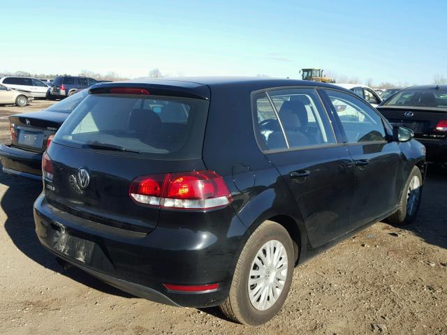 WVWDB7AJ8DW138710 - 2013 VOLKSWAGEN GOLF BLACK photo 4