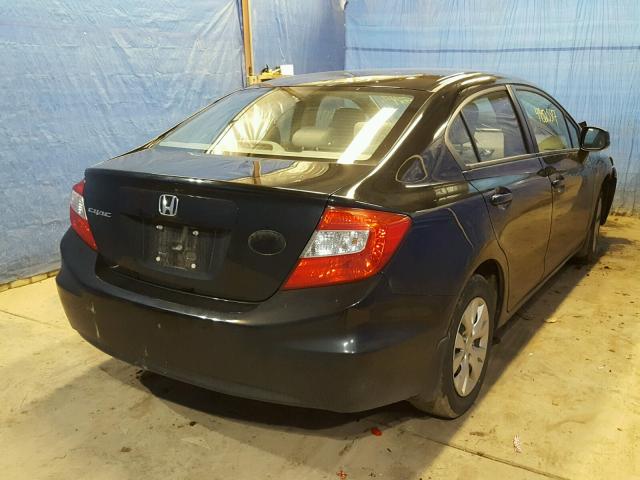 2HGFB2F57CH335101 - 2012 HONDA CIVIC LX BLACK photo 4