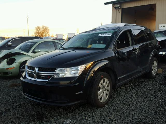 3C4PDCAB0GT151745 - 2016 DODGE JOURNEY SE BLACK photo 2