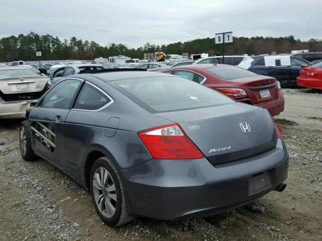 1HGCS12768A013771 - 2008 HONDA ACCORD EX GRAY photo 3