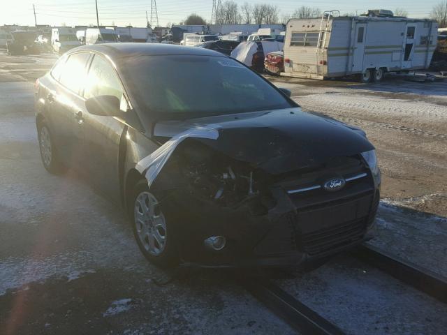 1FAHP3F21CL272333 - 2012 FORD FOCUS SE BLACK photo 1