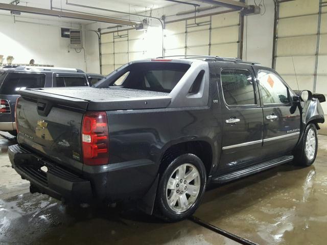 3GNVKGE01AG265404 - 2010 CHEVROLET AVALANCHE BLACK photo 4