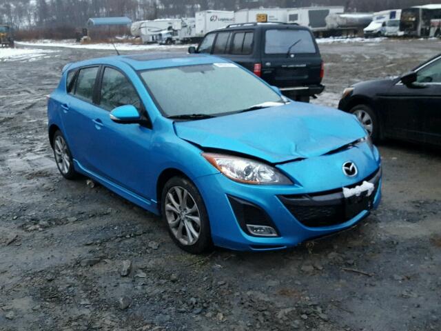 JM1BL1H65A1227503 - 2010 MAZDA 3 S BLUE photo 1