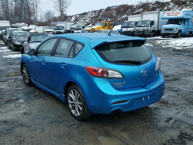 JM1BL1H65A1227503 - 2010 MAZDA 3 S BLUE photo 3