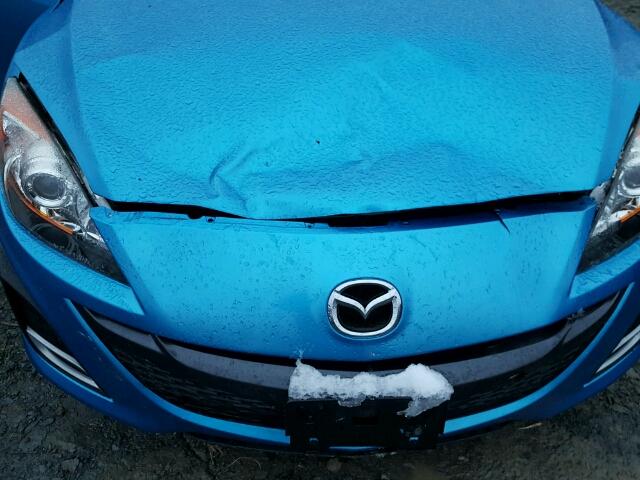 JM1BL1H65A1227503 - 2010 MAZDA 3 S BLUE photo 9