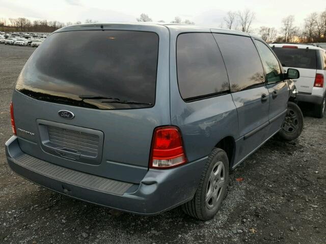 2FMZA50624BA04251 - 2004 FORD FREESTAR S BLUE photo 4