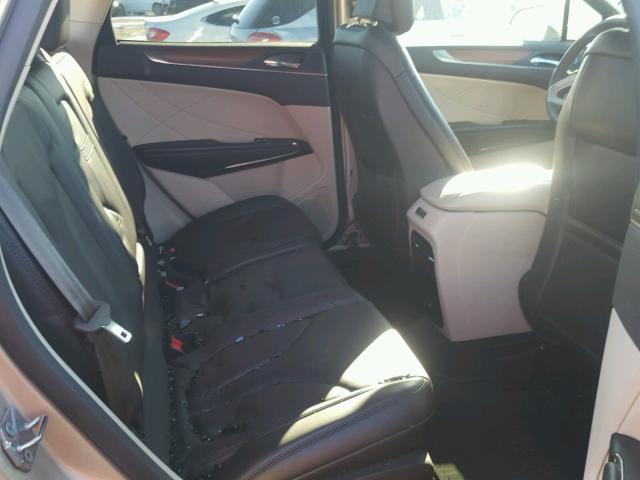 5LMCJ2D96HUL16160 - 2017 LINCOLN MKC SELECT BEIGE photo 6