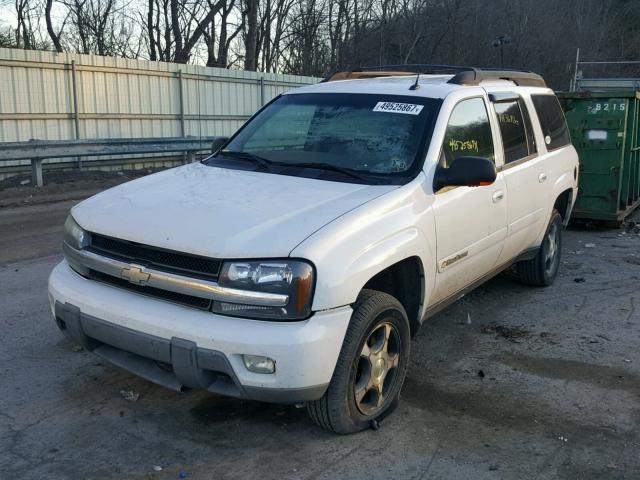 1GNET16S546238013 - 2004 CHEVROLET TRAILBLAZE WHITE photo 2