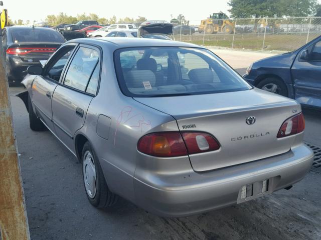 1NXBR12E4XZ258629 - 1999 TOYOTA COROLLA VE TAN photo 3