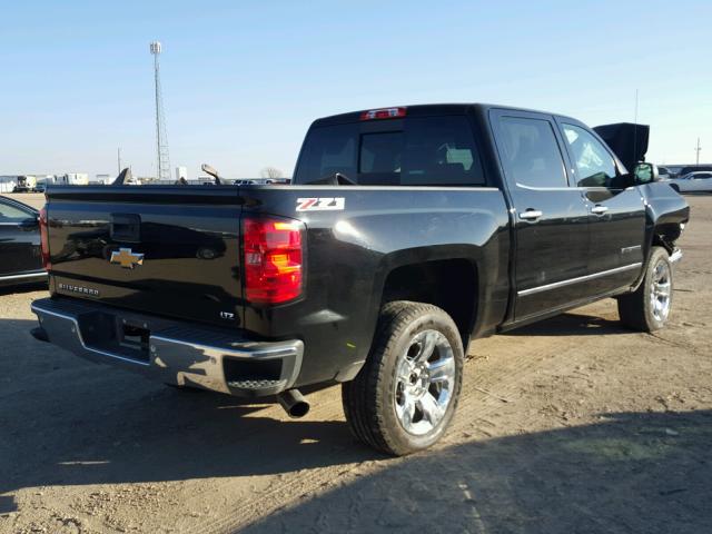 3GCUKSEC1FG343480 - 2015 CHEVROLET SILVERADO BLACK photo 4