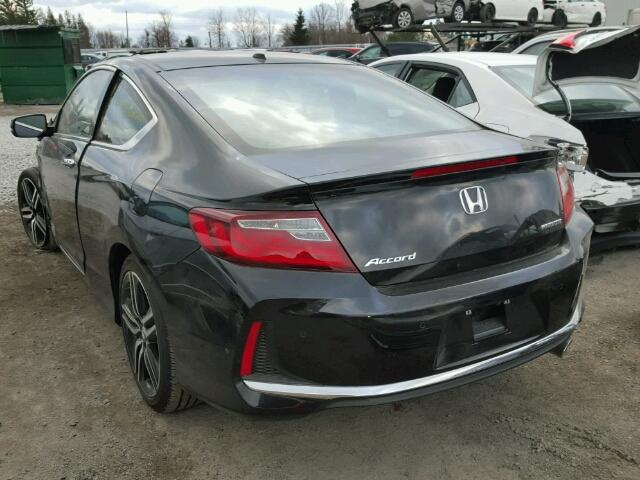 1HGCT1B8XHA800583 - 2017 HONDA ACCORD EXL BLACK photo 3