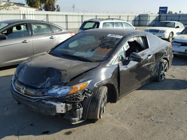 2HGFG3B82FH525819 - 2015 HONDA CIVIC EX BLACK photo 2