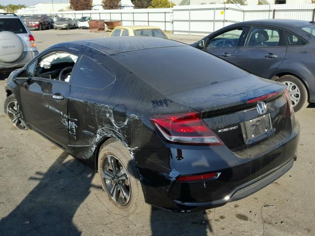 2HGFG3B82FH525819 - 2015 HONDA CIVIC EX BLACK photo 3