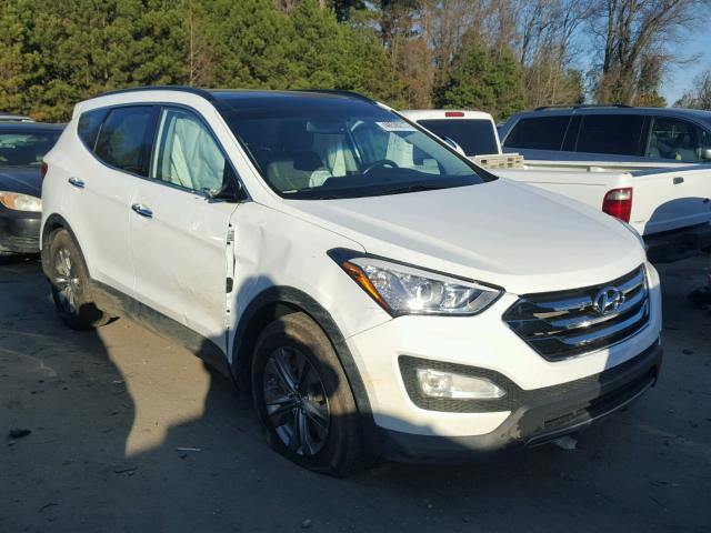 5XYZU3LB4EG224836 - 2014 HYUNDAI SANTA FE S WHITE photo 1