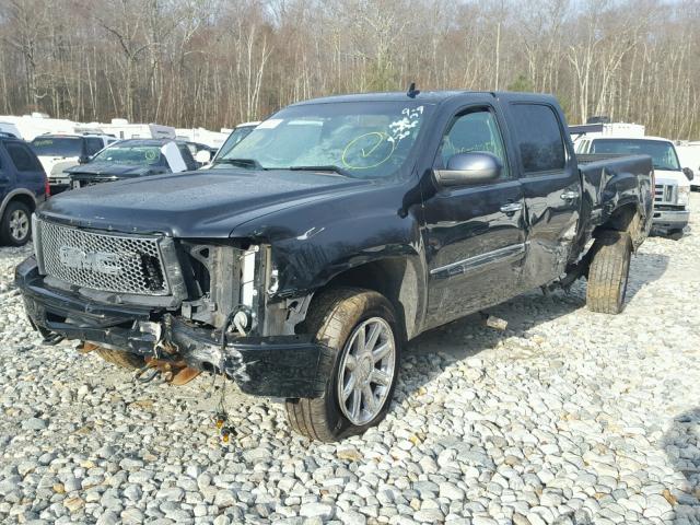 3GTP2XE28DG323337 - 2013 GMC SIERRA K15 BLACK photo 2