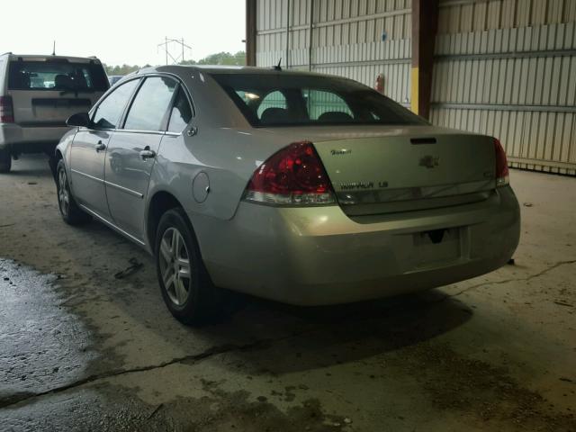 2G1WB58K079106917 - 2007 CHEVROLET IMPALA LS SILVER photo 3