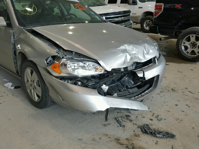 2G1WB58K079106917 - 2007 CHEVROLET IMPALA LS SILVER photo 9