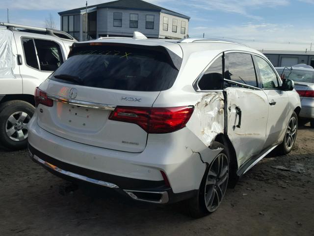 5FRYD4H80HB013450 - 2017 ACURA MDX ADVANC WHITE photo 4
