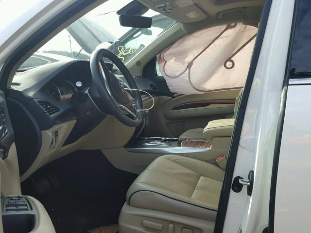 5FRYD4H80HB013450 - 2017 ACURA MDX ADVANC WHITE photo 5