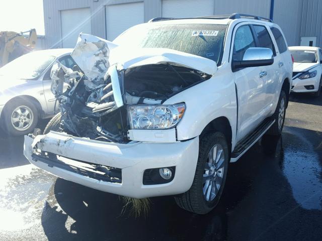 5TDDW5G19HS153254 - 2017 TOYOTA SEQUOIA PL WHITE photo 2