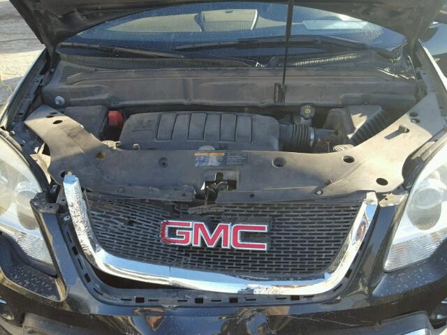 1GKKRREDXCJ322520 - 2012 GMC ACADIA SLT შავი ფოტო 7