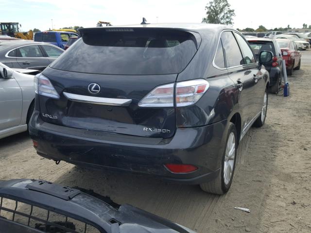 JTJZB1BA9A2003558 - 2010 LEXUS RX 450 GRAY photo 4