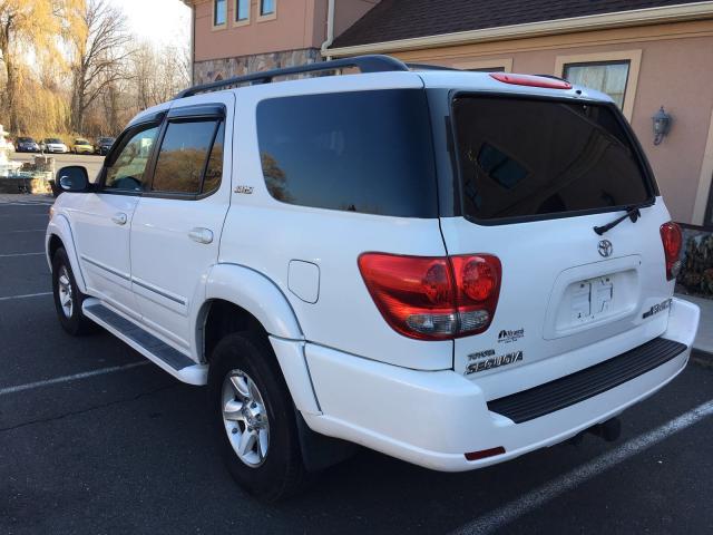 5TDBT44AX6S274144 - 2006 TOYOTA SEQUOIA SR WHITE photo 3