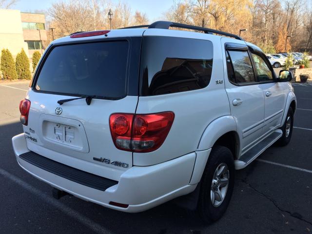 5TDBT44AX6S274144 - 2006 TOYOTA SEQUOIA SR WHITE photo 4