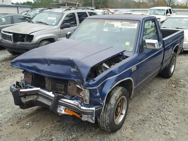 1GCCS14Z8J2279967 - 1988 CHEVROLET S TRUCK S1 BLUE photo 2