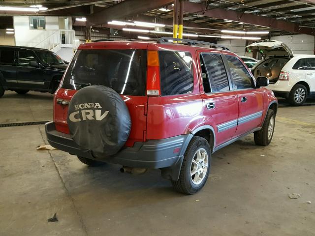 JHLRD1840XC073678 - 1999 HONDA CR-V LX RED photo 4