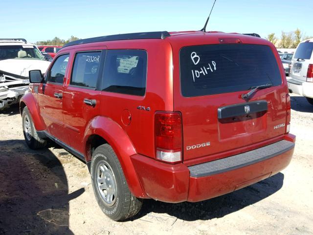 1D4PU2GK5BW507016 - 2011 DODGE NITRO SE RED photo 3