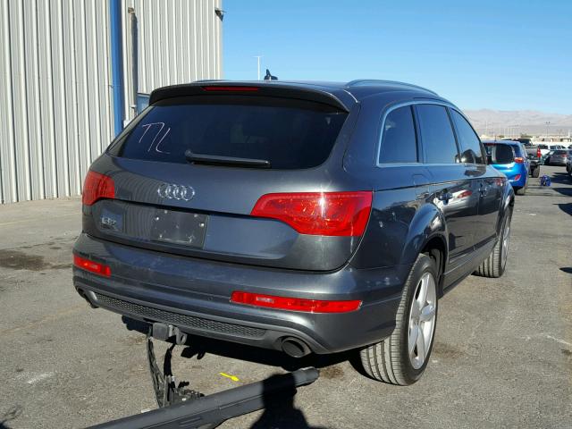 WA1DGAFE3BD008363 - 2011 AUDI Q7 PRESTIG GRAY photo 4