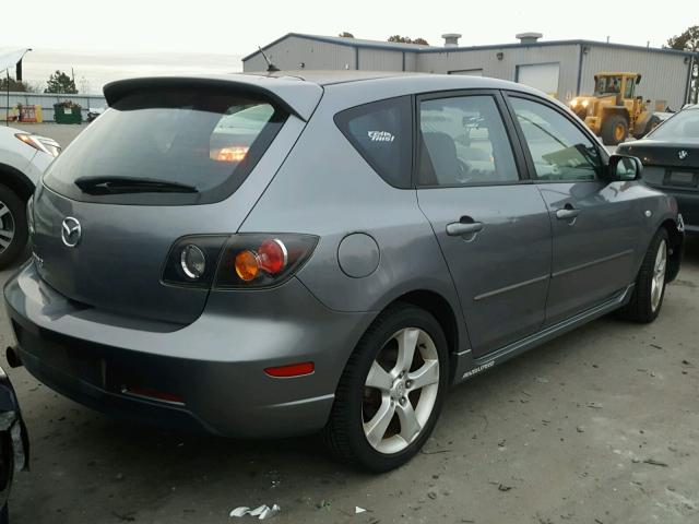 JM1BK143041159601 - 2004 MAZDA 3 HATCHBAC GRAY photo 4