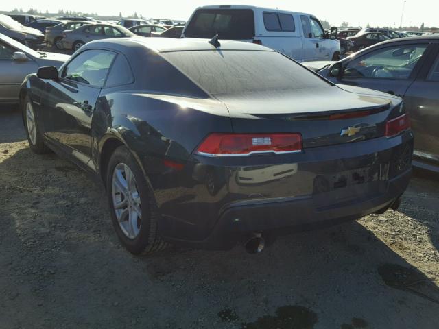 2G1FB1E37F9272064 - 2015 CHEVROLET CAMARO LS GRAY photo 3