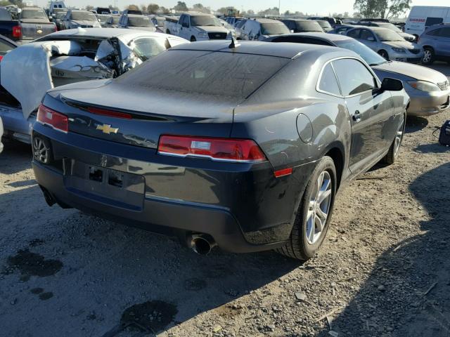 2G1FB1E37F9272064 - 2015 CHEVROLET CAMARO LS GRAY photo 4