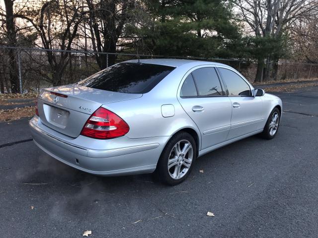 WDBUF87J16X209551 - 2006 MERCEDES-BENZ E 350 4MAT SILVER photo 4