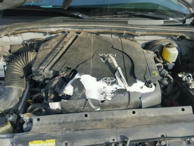 5TELU42N07Z437055 - 2007 TOYOTA TACOMA DOU SILVER photo 7