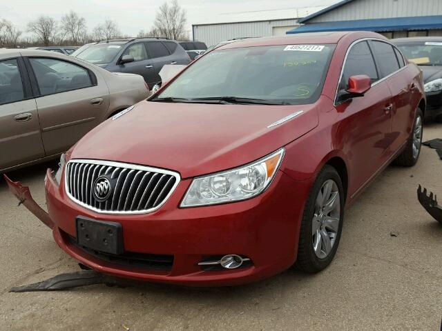 1G4GC5E33DF181616 - 2013 BUICK LACROSSE RED photo 2