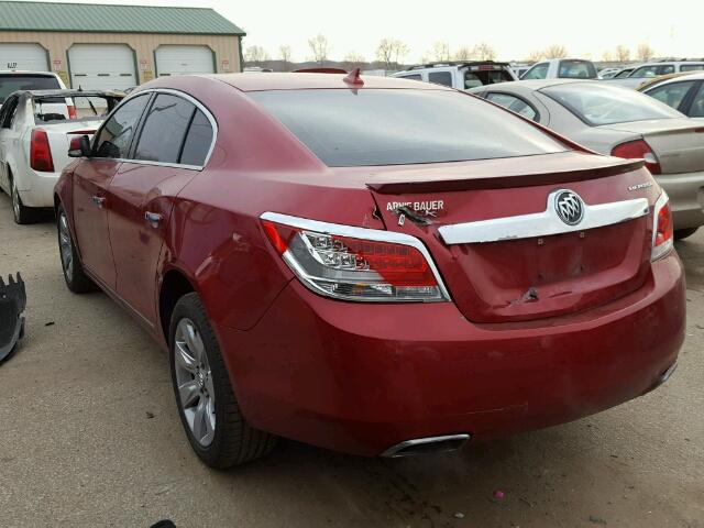 1G4GC5E33DF181616 - 2013 BUICK LACROSSE RED photo 3