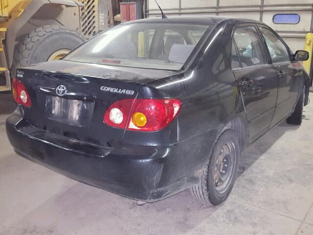 JTDBR32EX42026298 - 2004 TOYOTA COROLLA CE BLACK photo 4