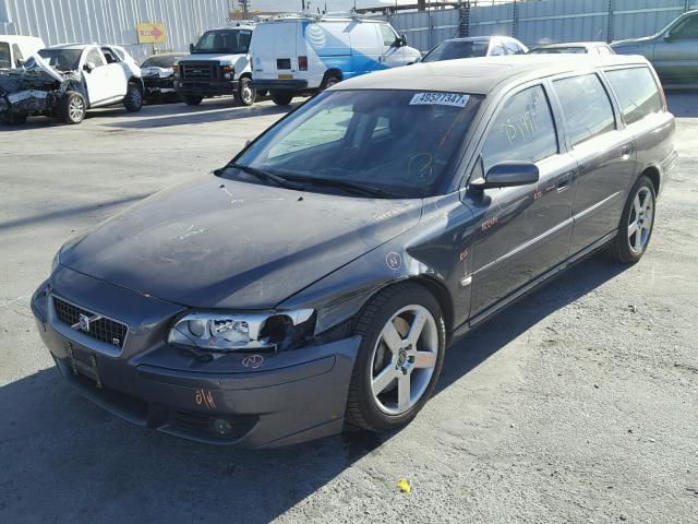 YV1SJ527X52482236 - 2005 VOLVO V70 R GRAY photo 2