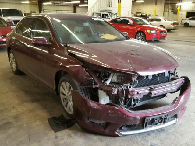 1HGCR3F95DA032857 - 2013 HONDA ACCORD TOU MAROON photo 1